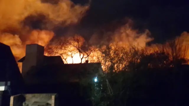 Incendio en el norte de San Luis