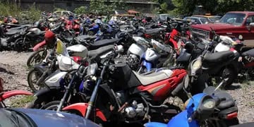 Motocicletas secuestradas en Jujuy