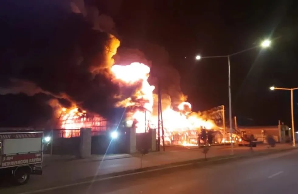 Se incendió un depósito de la AFIP en Posadas.