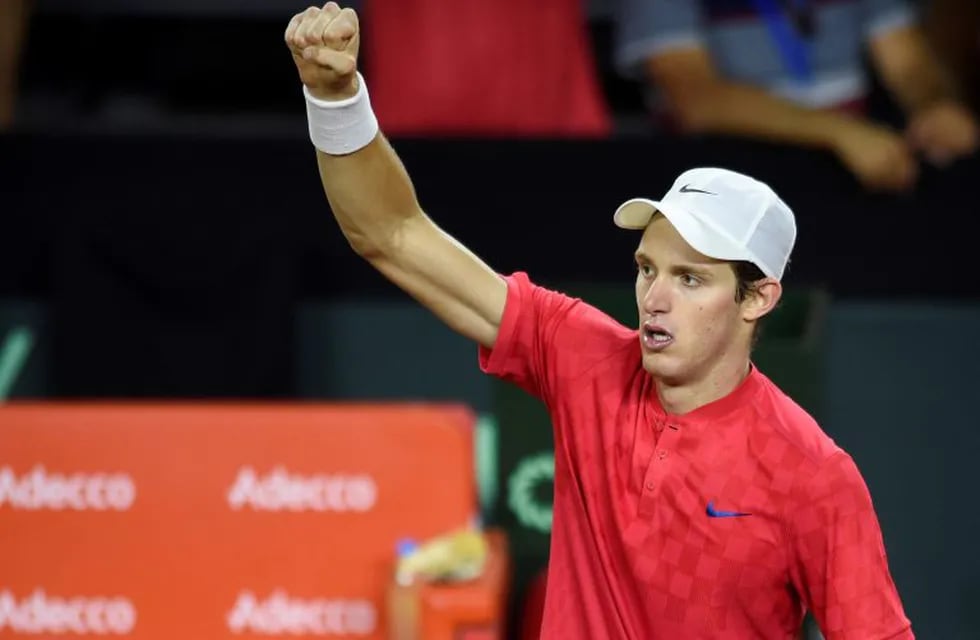 Nicolás Jarry fue suspendido por doping positivo en la Copa Davis. (AP)