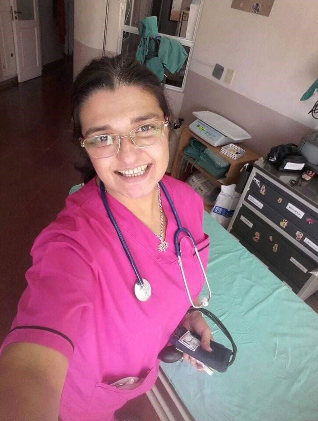 Gabriela Ñañez, enfermera de Pediatría en el Hospital Pirovano