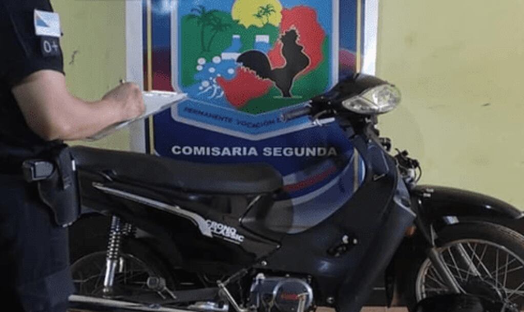 Lograron recuperar otra motocicleta robada en Puerto Iguazú.