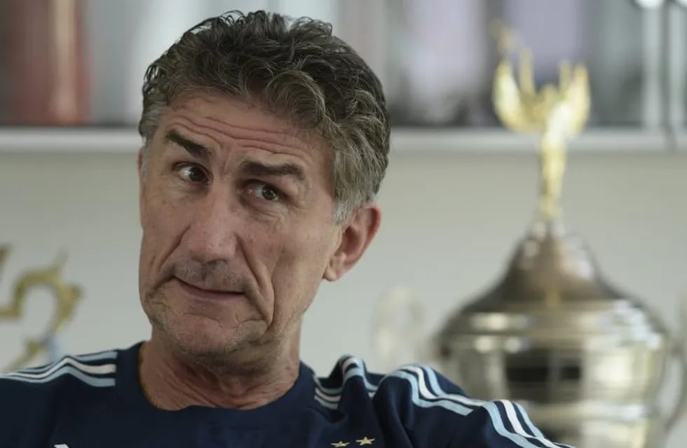 Argentina's national football team coach Edgardo Bauza offers an interview with AFP in Ezeiza, Buenos Aires, on February 22, 2017. / AFP PHOTO / Juan MABROMATA buenos aires edgardo bauza futbol director tecnico seleccion argentina futbol director tecnico 