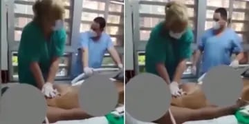 Video: médicos y enfermeros fueron despedidos tras filmarse riendo mientras reanimaban a un paciente en un hospital en Chaco