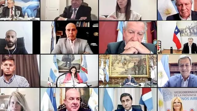 Reunión de la Liga de vicegobernadores con la Embajada Argentina en Chile.