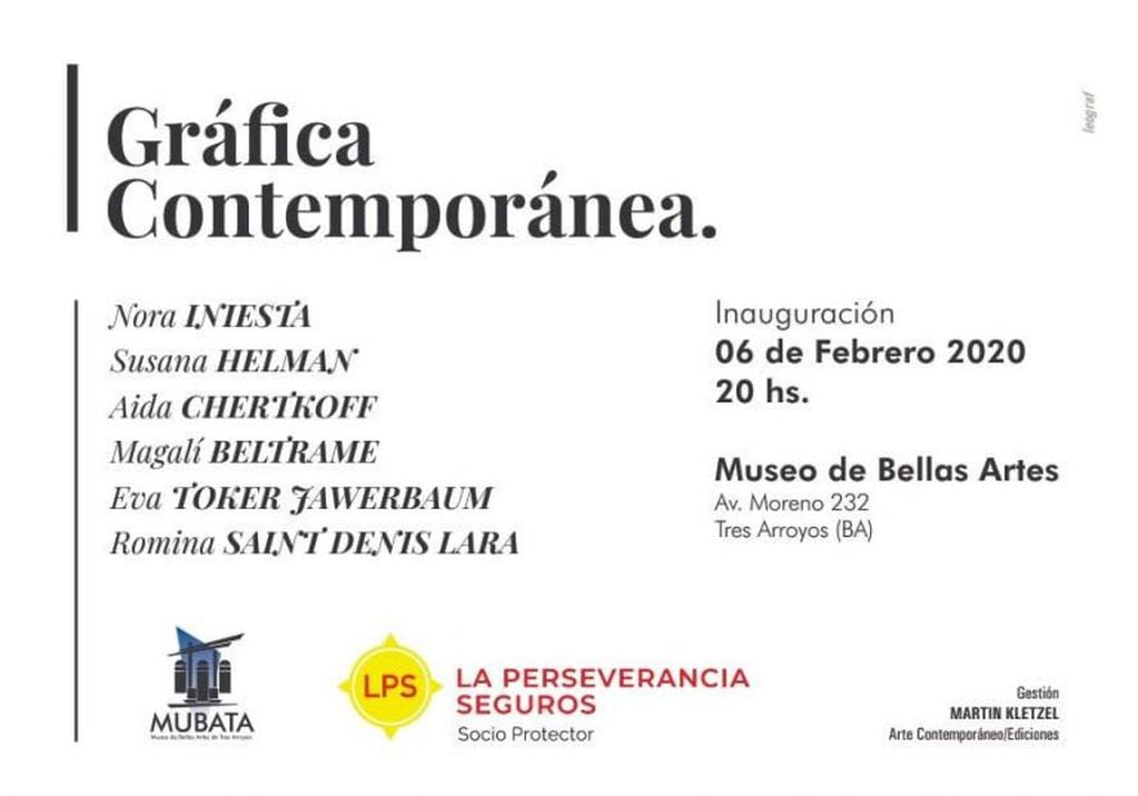 Exposición "Gráfica Contemporánea" en el Mubata