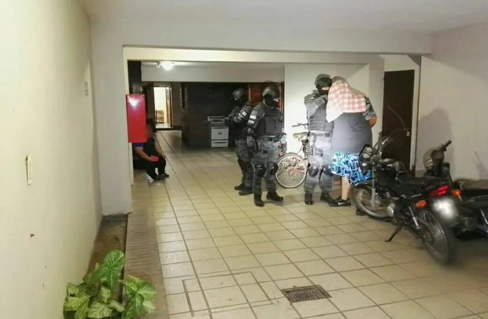 El narco detenido operaba en la zona de Villa María.