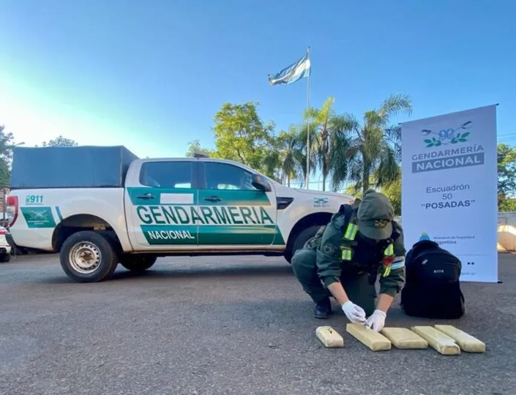 Incautan marihuana en un colectivo en Posadas.