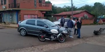 Puerto Iguazú: accidente vial dejó como saldo daños materiales