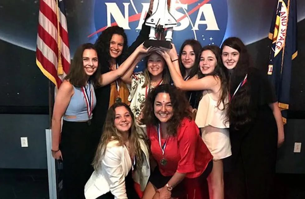 Chicas premiadas por la NASA (crédito: Luciana Micha)