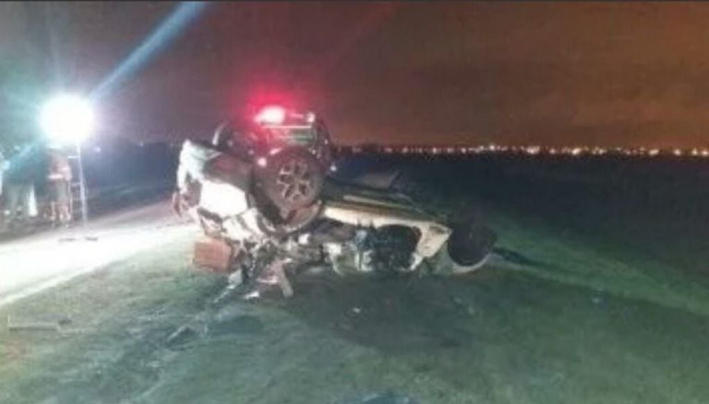 El accidente se produjo en el kilómetro 303 de la autopista a Córdoba. (Twitter)