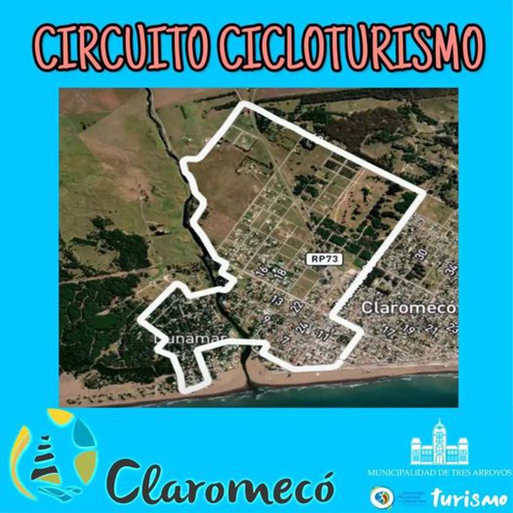 cicloturismo en Claromecó