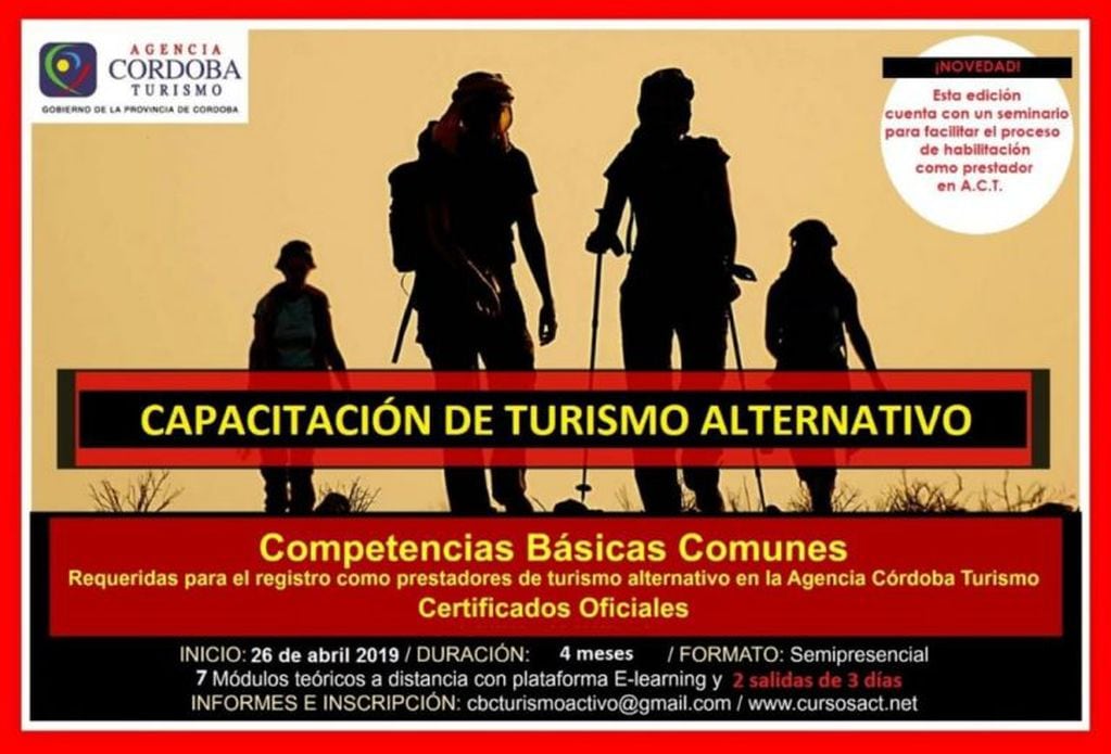 Curso CBC: Competencias Básicas Comunes para Prestadores de Turismo Alternativo.