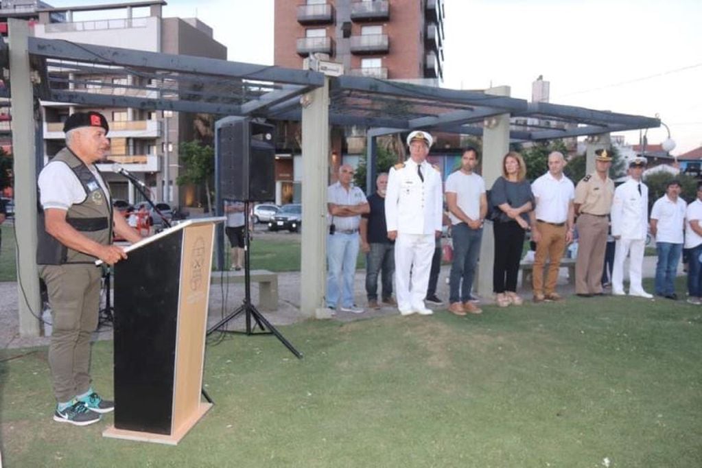 “1° Encuentro de la Soberanía Nacional y Reafirmación de nuestros derechos sobre las Islas Malvinas, Georgias y Sandwich del Sur”.