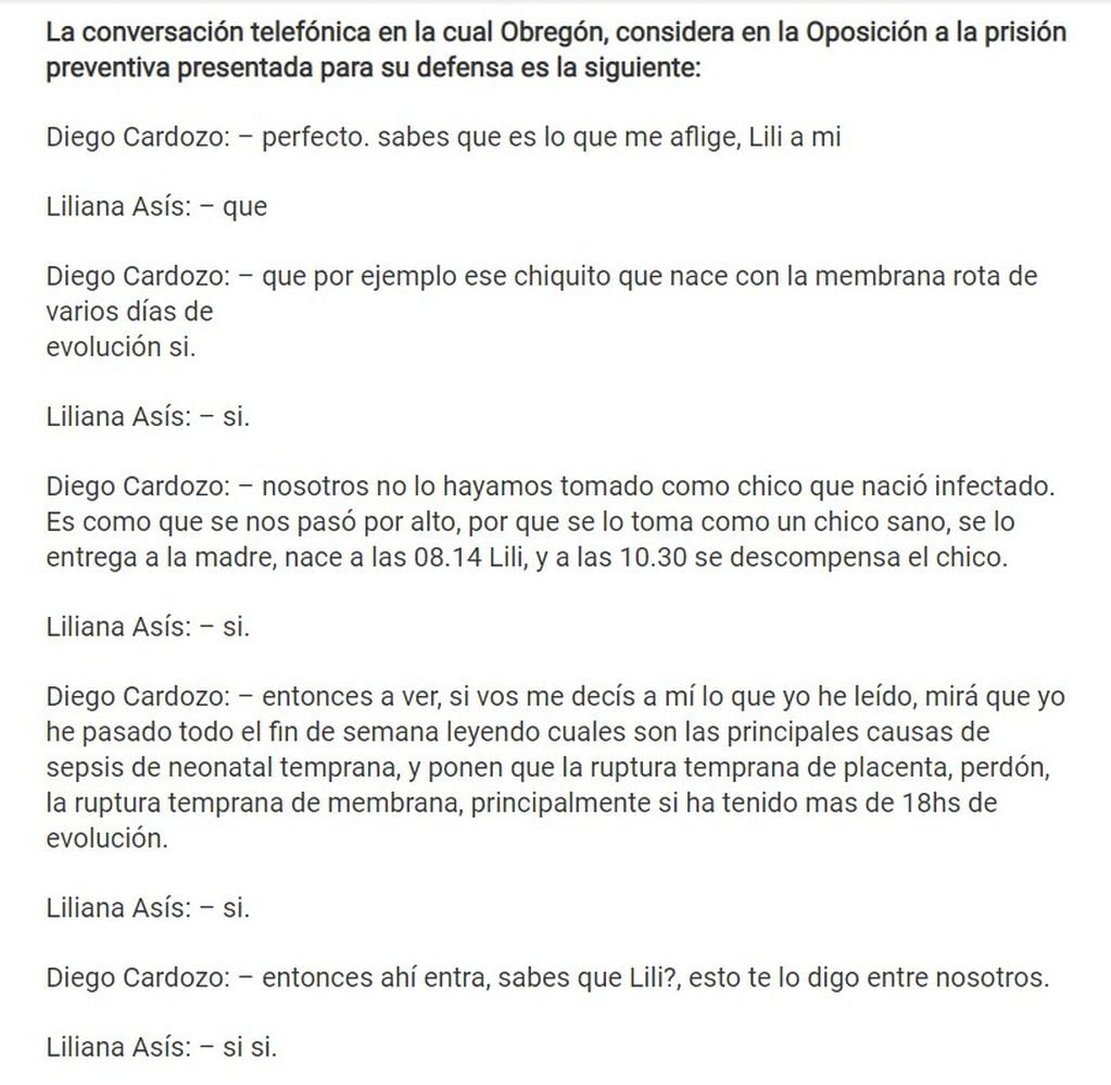 La conversación que complica la situación del exministro de Salud, Diego Cardozo.