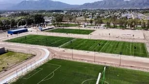 Villa Deportiva de San Luis: canchas de fútbol, primera etapa