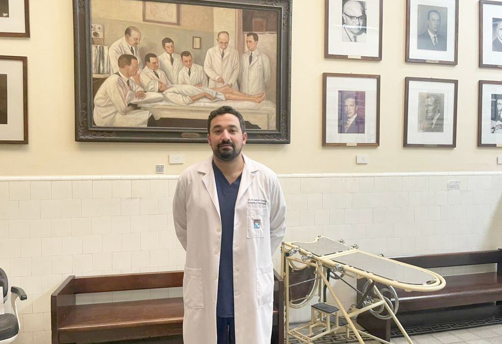 Fernando Gómez médico que fue voluntario para la prueba de la vacuna Pfizer en Argentina