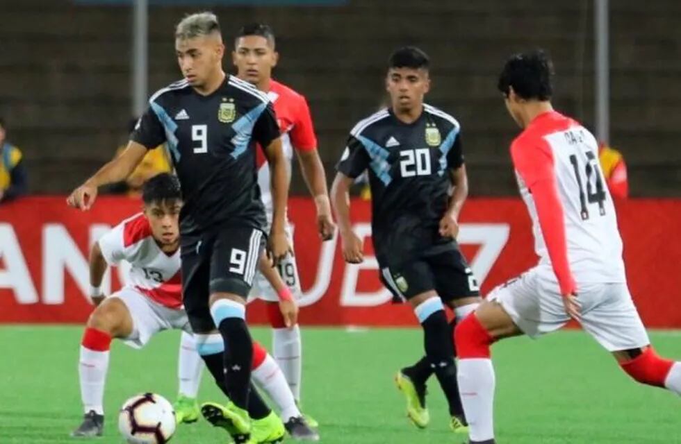 Argentina igualó sin goles ante Perú por la primera fecha del Hexagonal final del Sudamericano Sub 17.