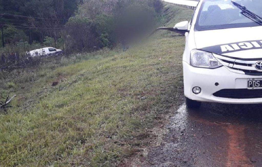 Dos accidentes viales se produjeron ayer debido a las intensas lluvias