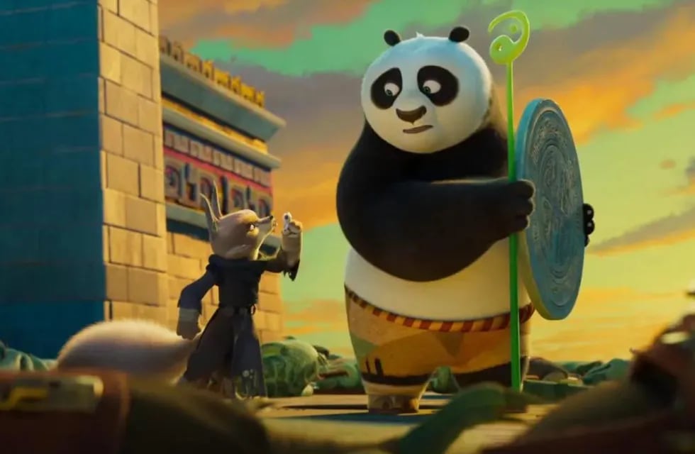 Kung Fu Panda 4 llegó a los cines (Captura de pantalla).