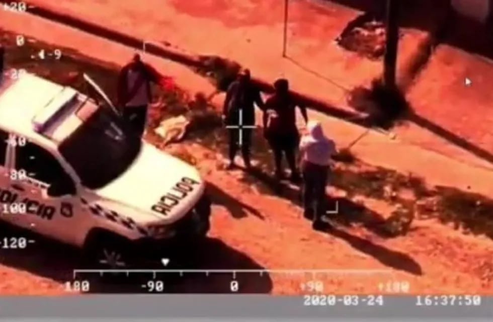 Policía de Jujuy patrulla la vía pública