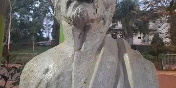 Vandalizaron monumentos en Puerto Iguazú
