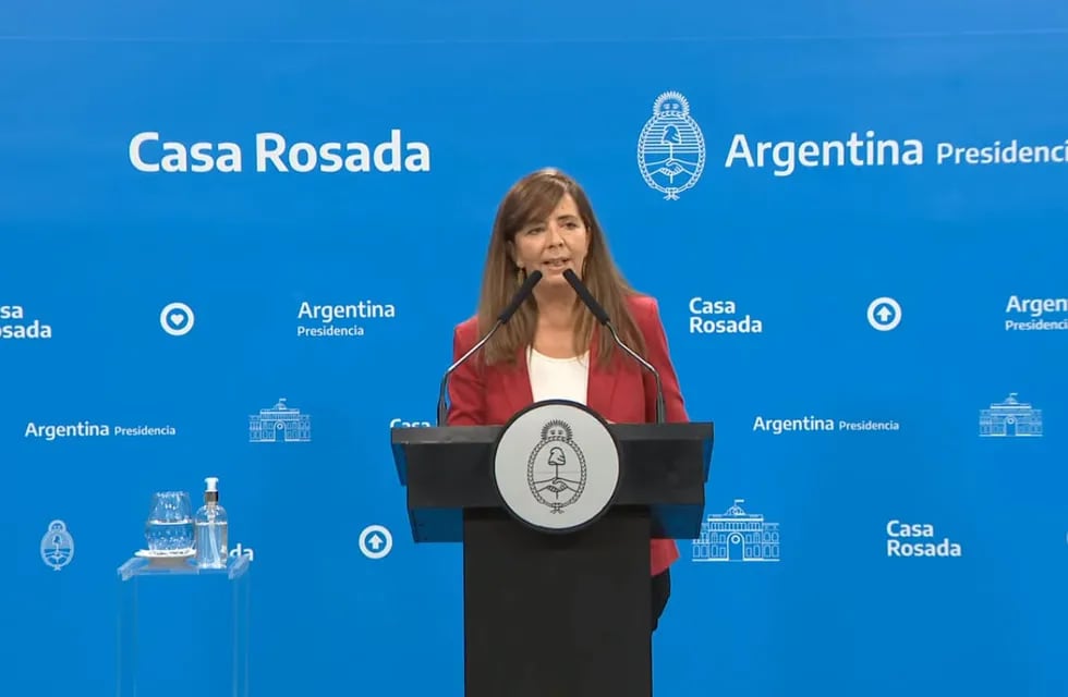 Gabriela Cerruti, portavoz del Gobierno de Alberto Fernández.