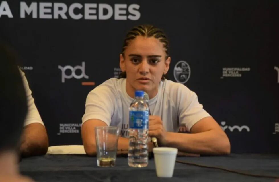 "La Princesita" Luján, boxeadora de Villa Mercedes