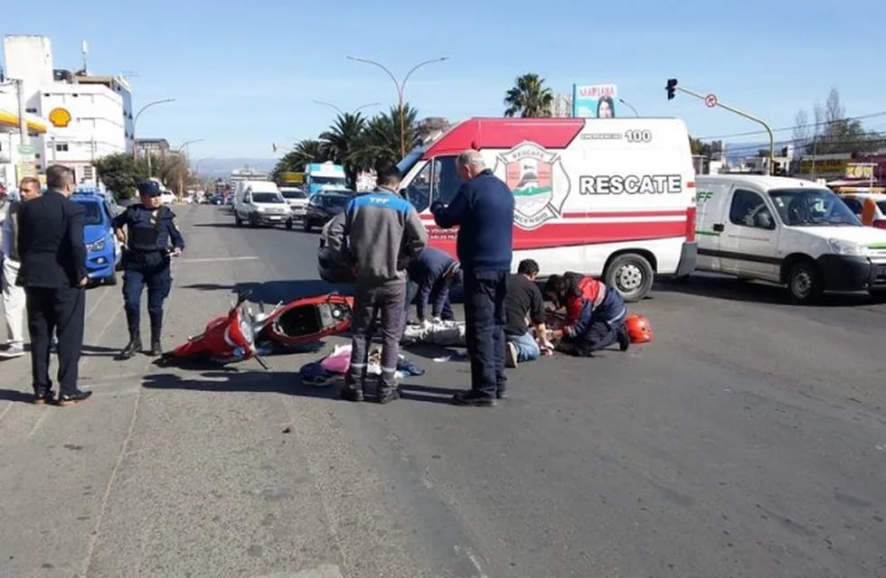Accidente Vial en Av San Martín