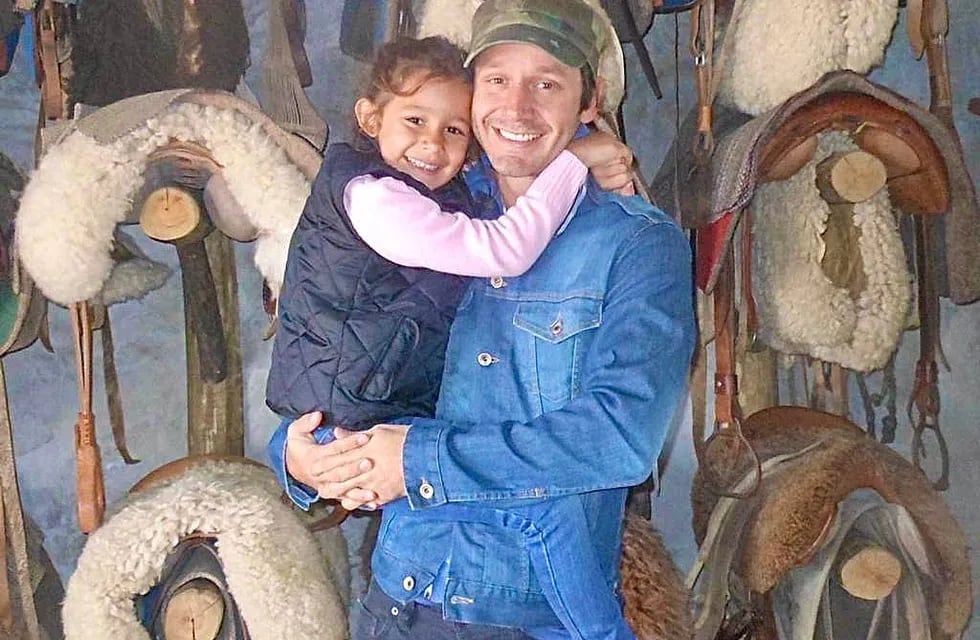 Benjamín Vicuña publicó una foto de su hija Blanca.