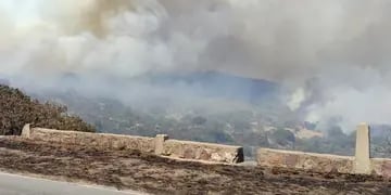 Incendio en Traslasierra