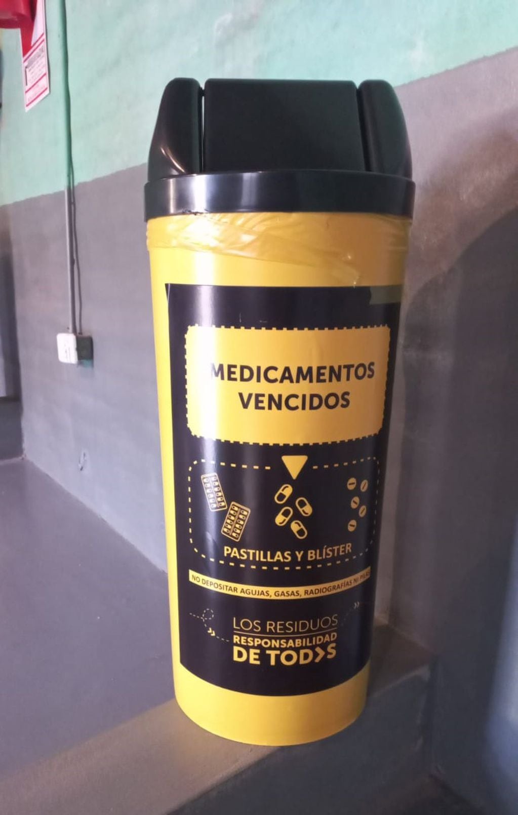 Uno de los repositorios destinado a la campaña Gestión de Medicamentos vencidos en Jujuy.
