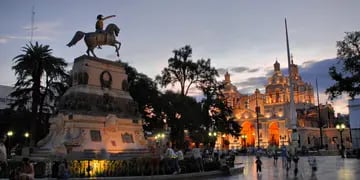 Plaza San Martín de Córdoba Capital.