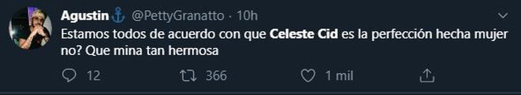 Las reacciones al beso gay de Celeste Cid en "Separadas" (Twitter)