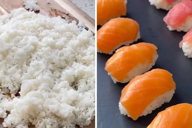 Cómo preparar el arroz de sushi casero.