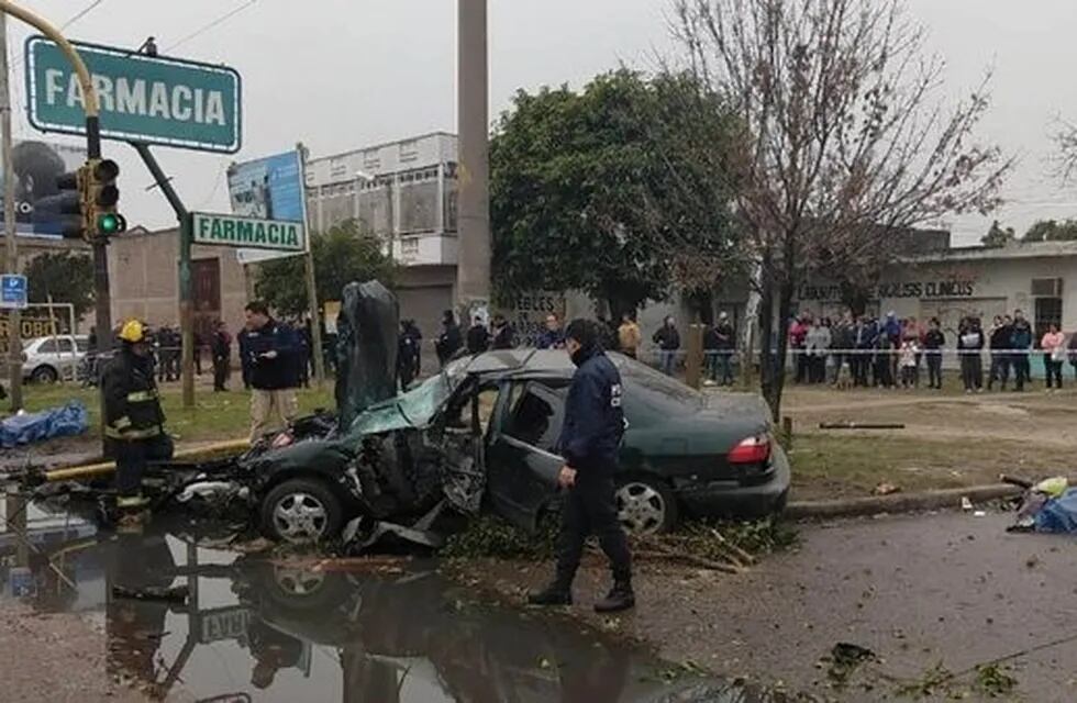 Accidente en San Francisco Solano.