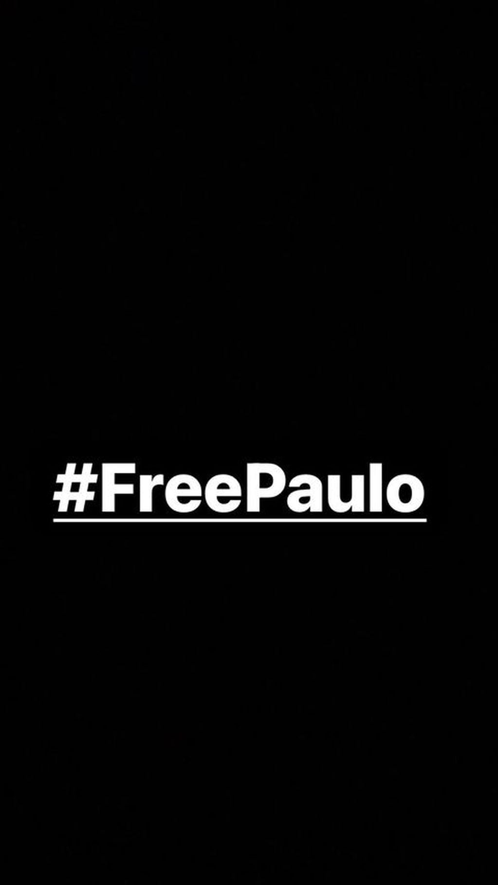 Duki pidió por Paulo Londra con el hashtag #FreePaulo.
