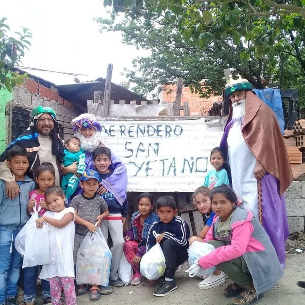 Los Reyes Magos visitaron merenderos de Salta (Facebook Secretaría de Deportes de Salta)