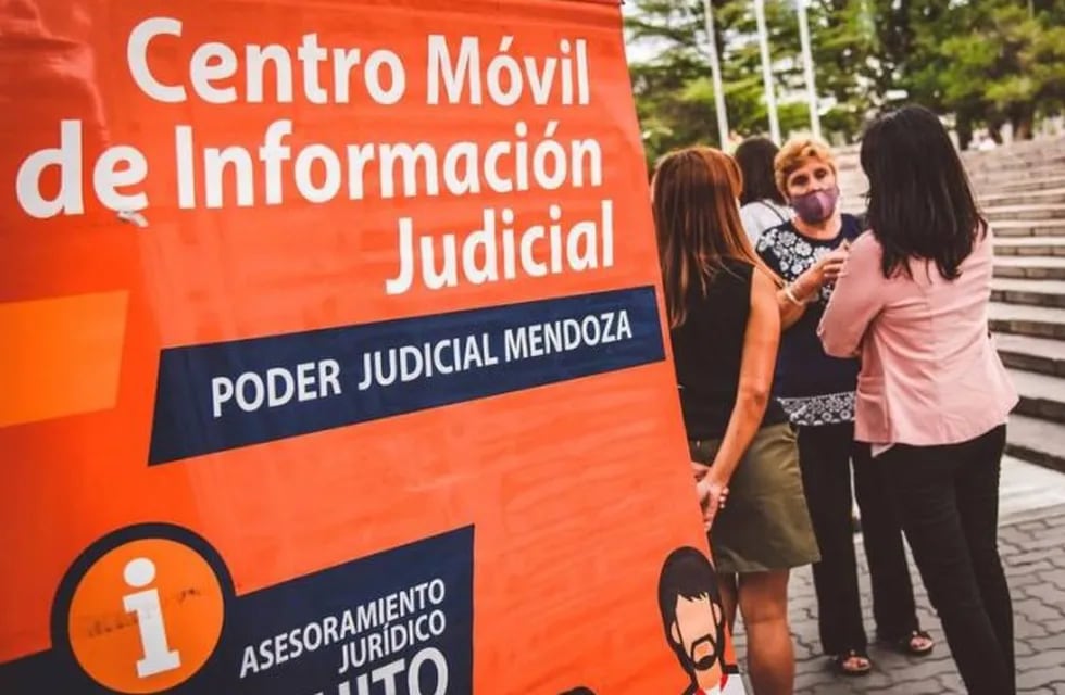 El Móvil de Información Judicial estará el viernes 10 frente a la explanada municipal de Guaymallén. Gentileza