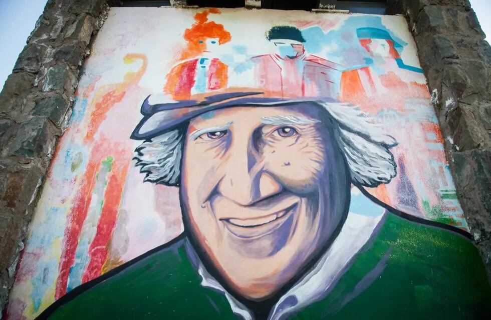 Mural del artista lasherino ubicado en el departamento natal.