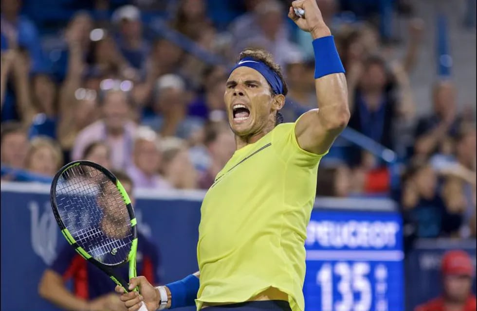El tenista español Rafael Nadal, el 18/08/2017, en Mason, Estados Unidos. El tenista amaneció como nuevo número uno del mundo por primera vez en tres años, de acuerdo con el ranking que difundió el 21/08/2017 la Asociación de Tenistas Profesionales (ATP).\r\n(Vinculado al texto de dpa \
