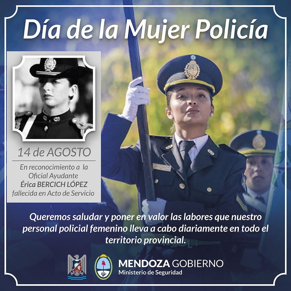 Día de la Mujer Policía en Mendoza