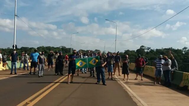 Se levantó la protesta en el Puente Tancredo Neves