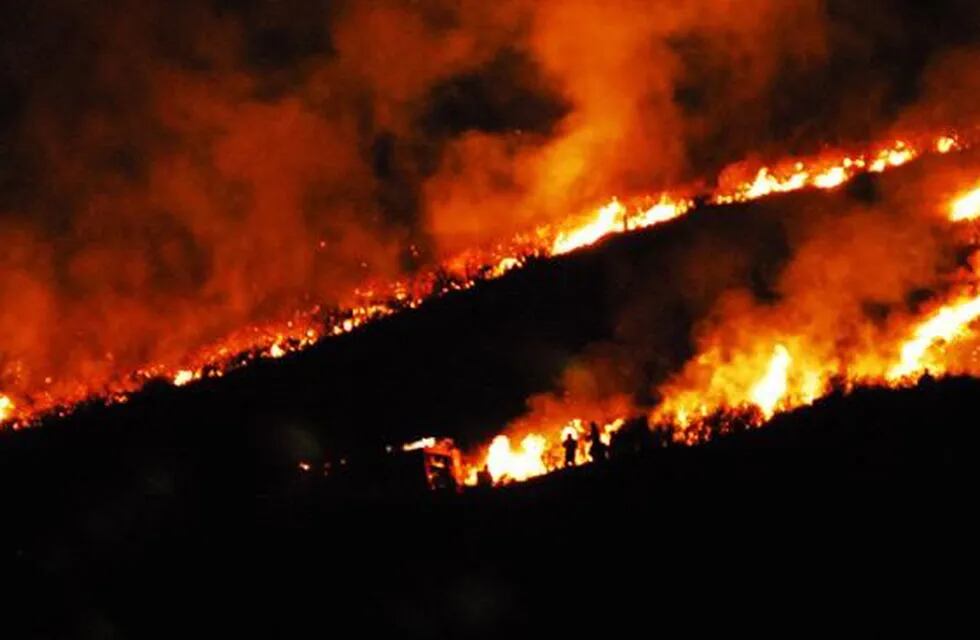 San Luis fue la segunda provincia con más hectáreas quemadas del 2022 (imagen ilustrativa).