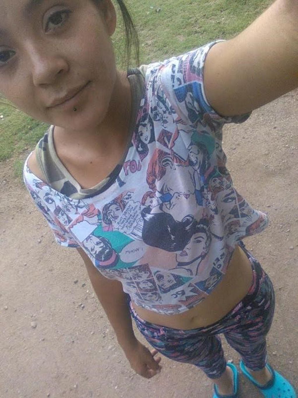 Ana Rebeca Zalazar desaparecida desde este lunes junto a su hijita de 1 años, en Huerta Grande.