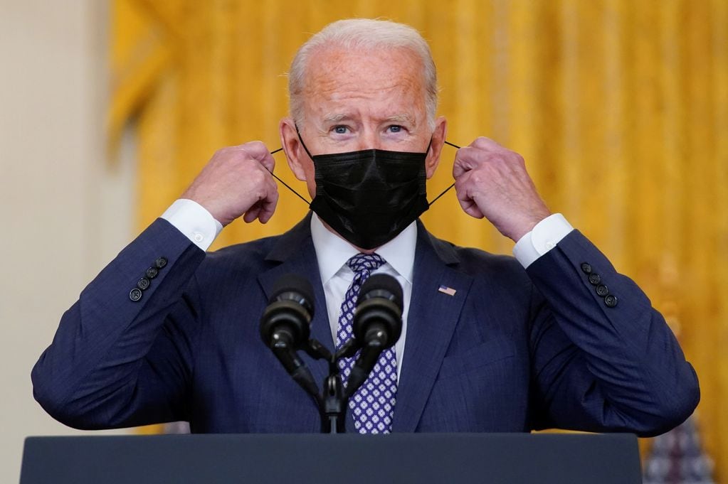 Joe Biden. El presidente de Estados Unidos dio positivo de Covid-19. (Foto / AP)