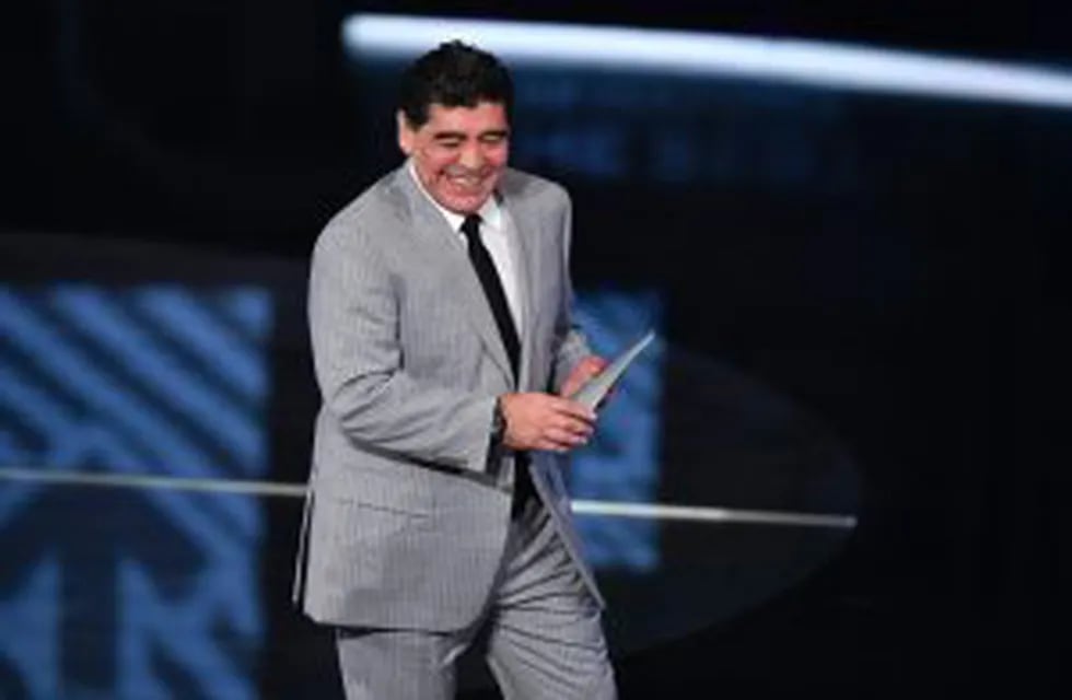 Maradona, picante como siempre habló de FIFA y la AFA. (AFP)