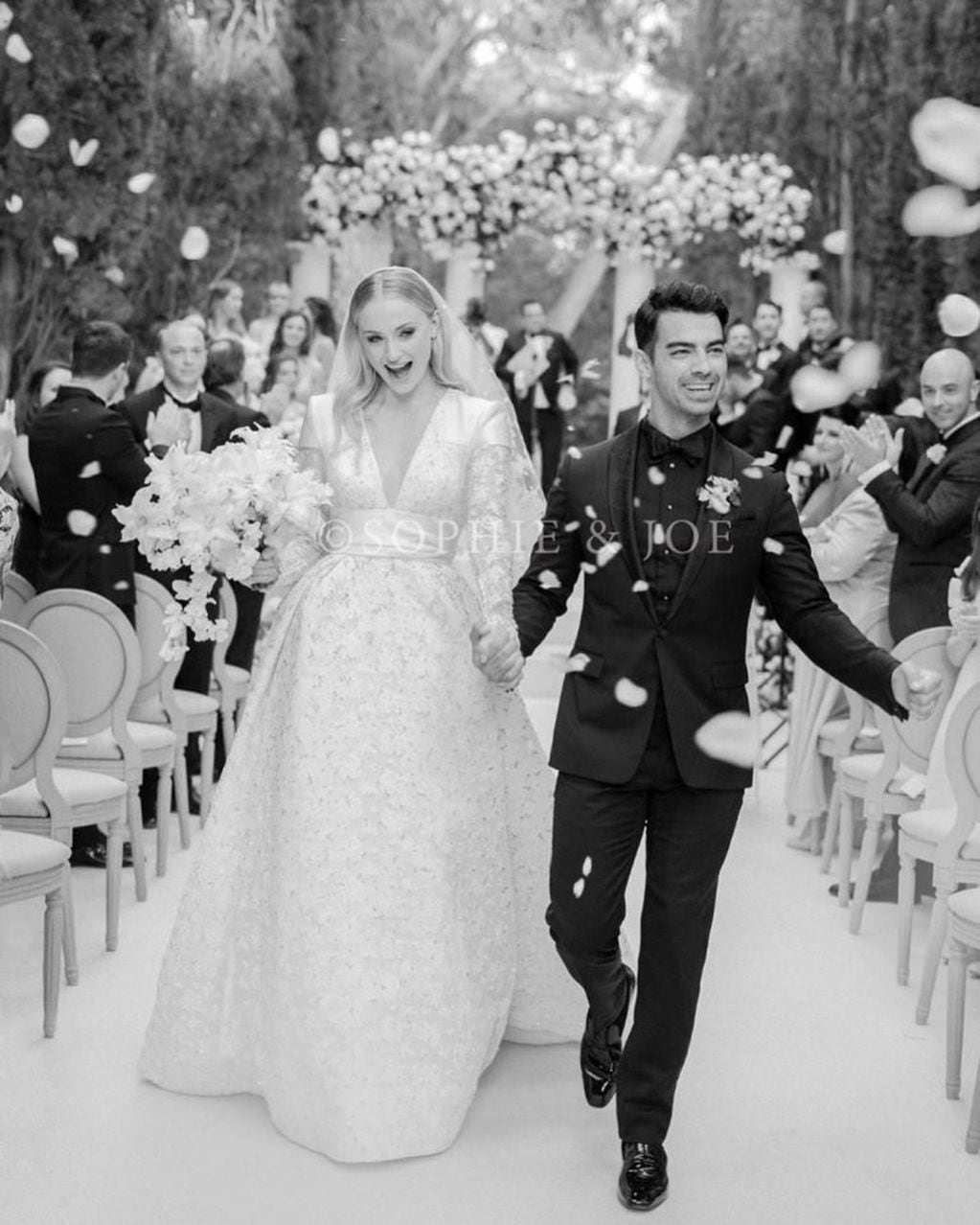 La foto que confirmó la boda de Joe junto a Sophie (Instagram/@sophiet)