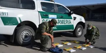 Gendarmería incautó más de 6 kilos de cocaína