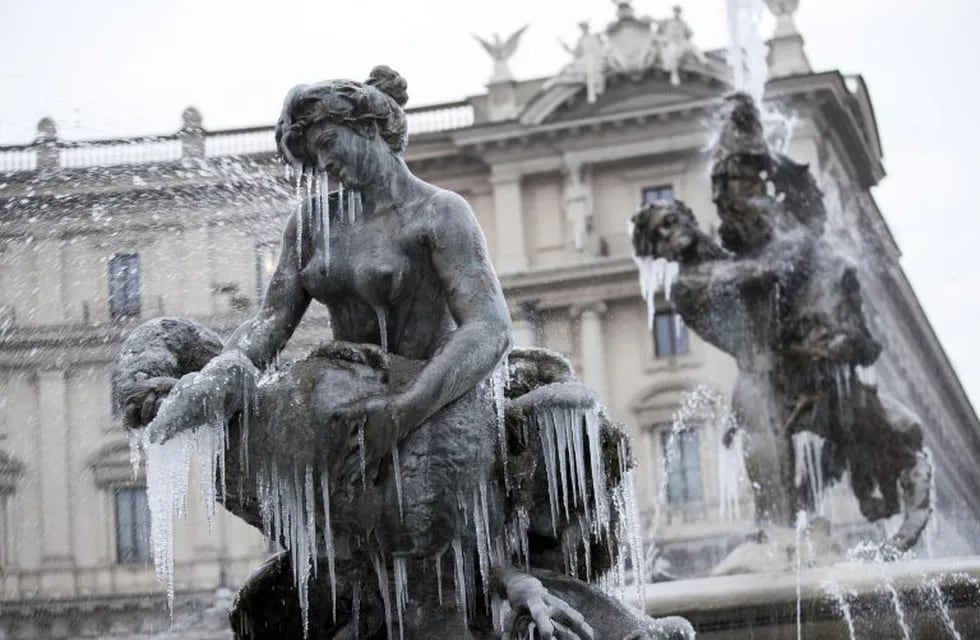 Nevó en Roma